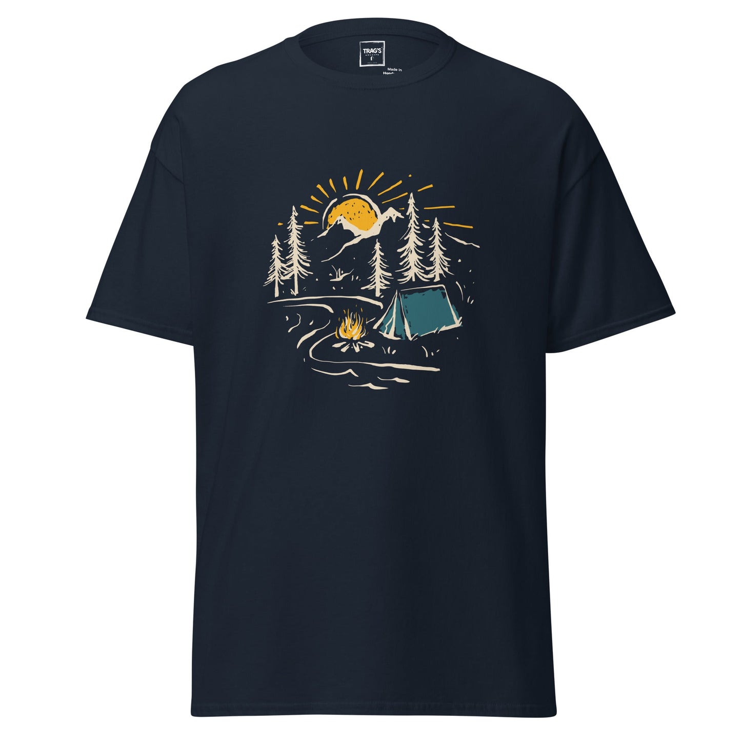 Retro Camping T-Shirt für Outdoor-Abenteuer – Classic Standard