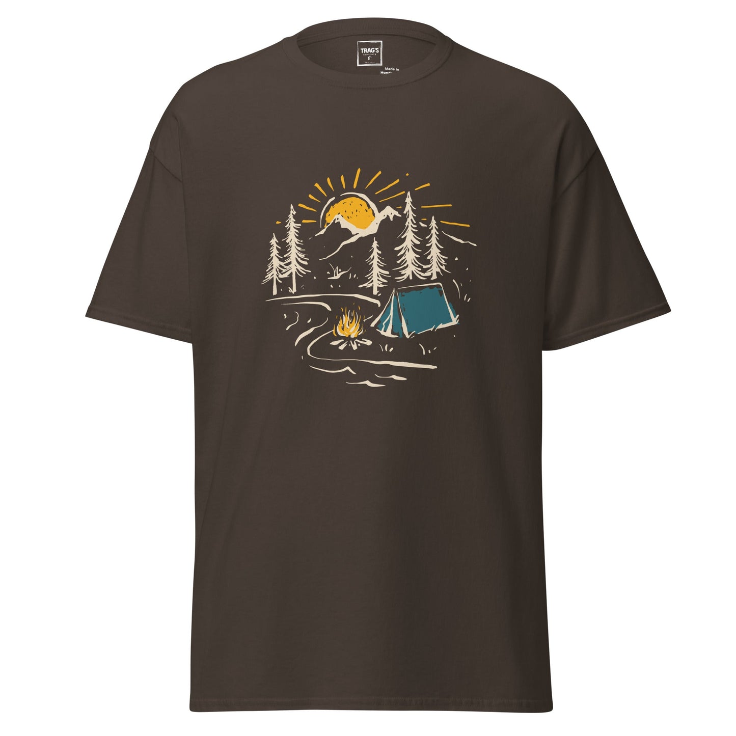 Retro Camping T-Shirt für Outdoor-Abenteuer – Classic Standard
