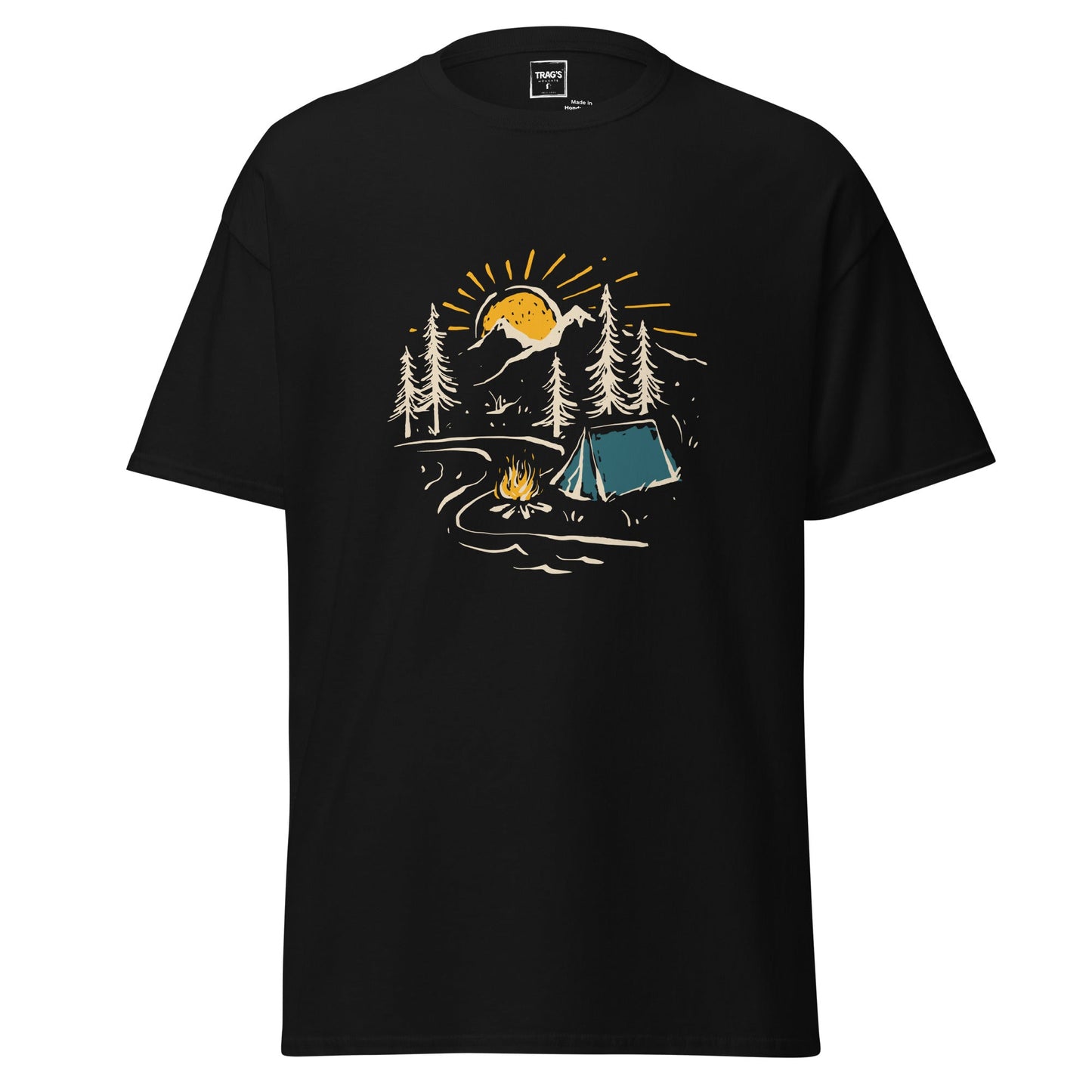 Retro Camping T-Shirt für Outdoor-Abenteuer – Classic Standard