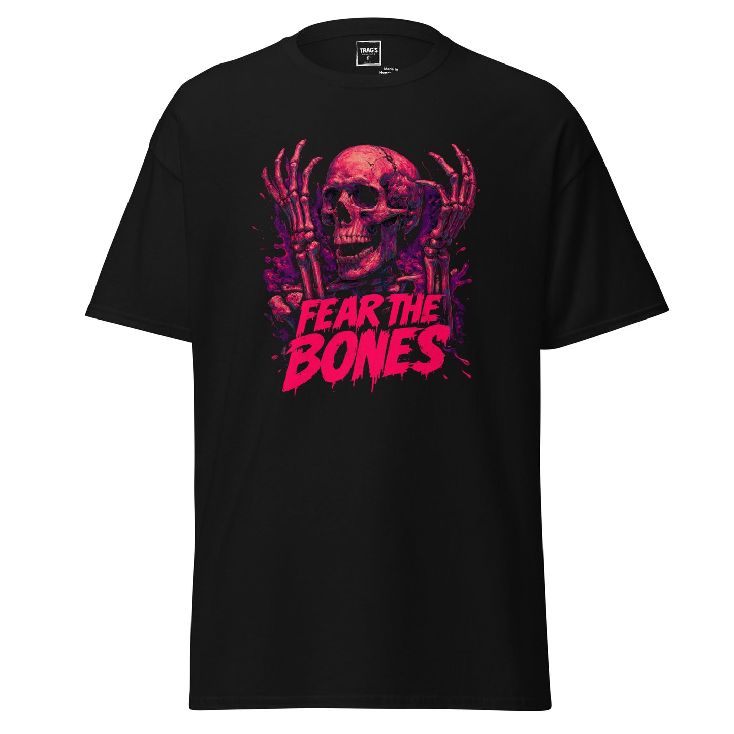 Halloween T-Shirt „Fear the Bones“ – Classic Standard