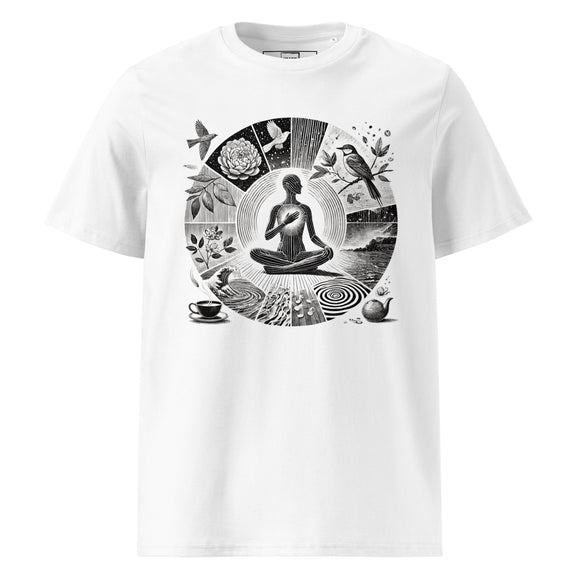 Yoga & Meditation T-Shirt „Mindful Balance“ – Premium Eco